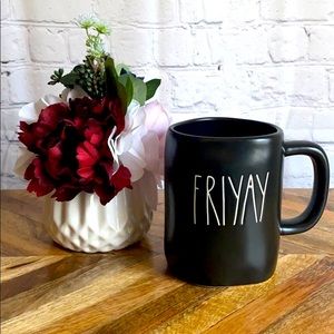 IT’S “FRIYAY” RAE DUNN BLACK MUG!!!
